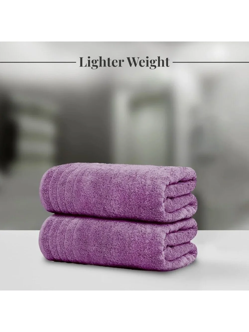 8-Piece Cotton Towel Set - 2 XL Bath, 2 Hand, 4 Washcloths, Quick-Dry, Super